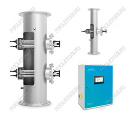 Ультрафиолетовая установка LIfetech TOP 315м3, DN250, 2*3kw, 18000h, Ручная очистка
