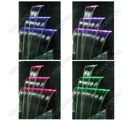 Стеновой водопад Aquaviva PB 300-150(L) с LED подсветкой (306х263х76 мм)